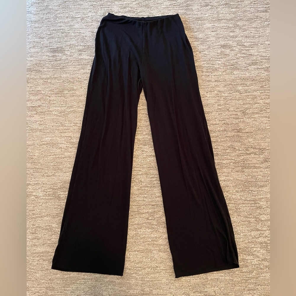 SKIMS Black Straight Leg Pants